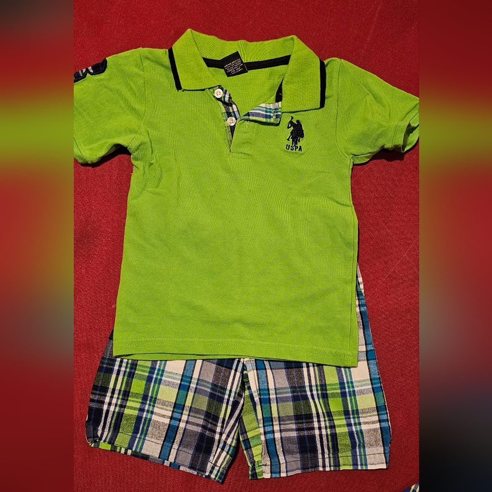Boys Polo shorts outfit